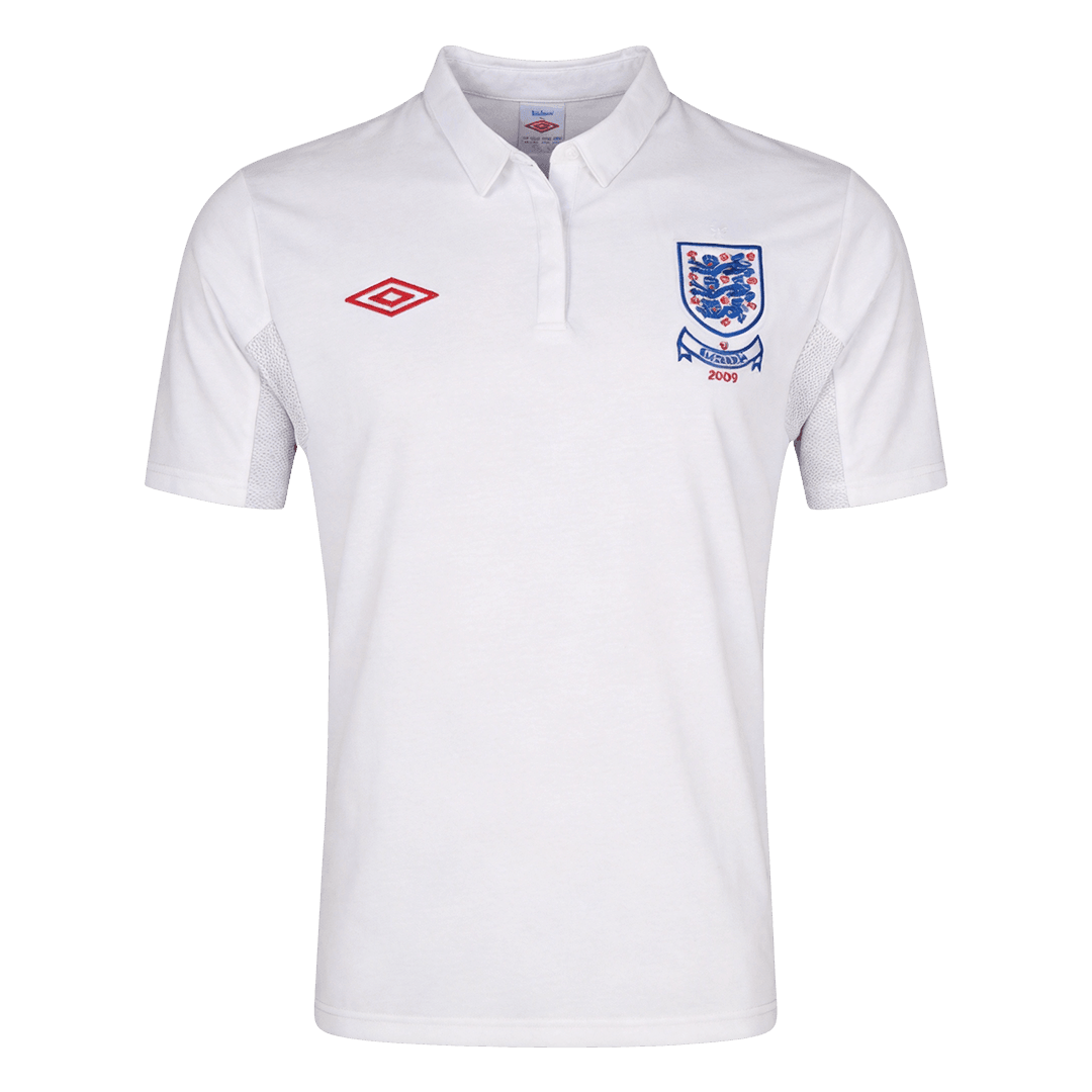 Retro England Thuis Voetbalshirt 2010 - voorkant