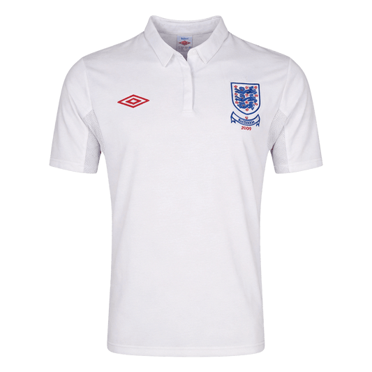 Retro England Thuis Voetbalshirt 2010 - voorkant