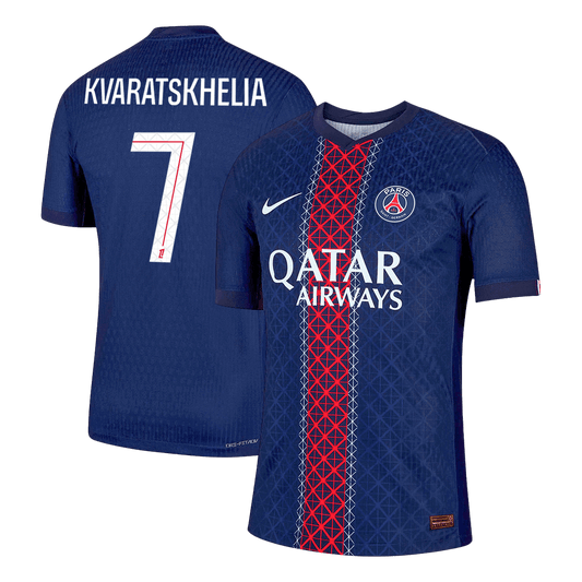 KVARATSKHELIA #7 PSG Thuis Spelersversie Voetbalshirt 2025/26 - Slim Fit