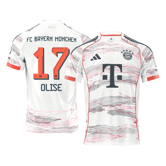 OLISE #17 Heren Bayern Munich Uit Voetbalshirt 2025/26