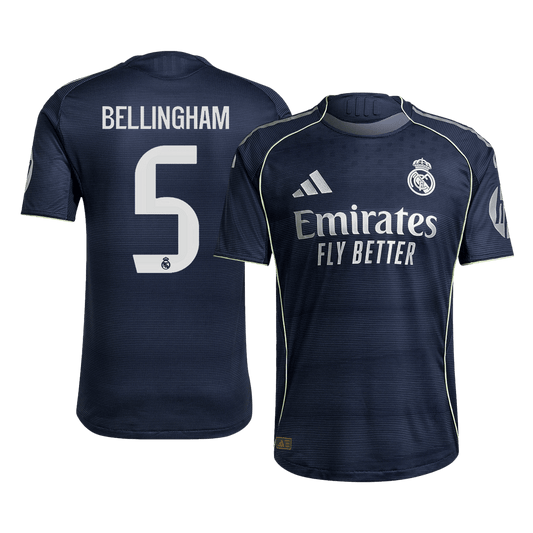 Maillot de football extérieur BELLINGHAM #5 Real Madrid 2025/26 - Coupe slim
