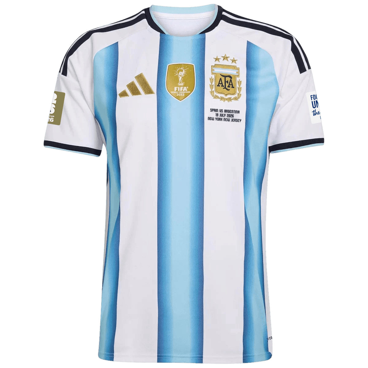 Argentinië Spelersversie thuisshirt WK Voetbal 2026 - slim fit