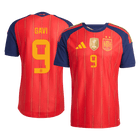 GAVI #9 Spanje Spelersversie thuisshirt WK Voetbal 2026 - slim fit【Kampioenseditie】