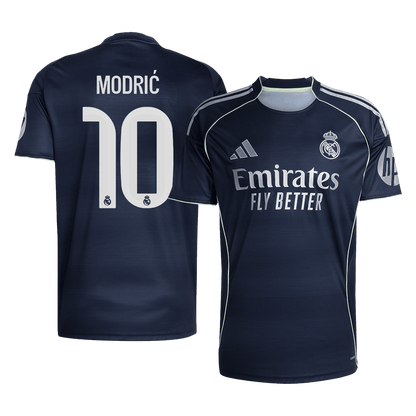 MODRIĆ #10 Heren Real Madrid Uit Voetbalshirt 2025/26