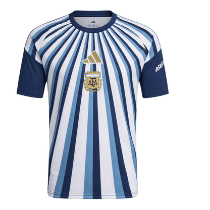 Heren Argentina Pre-Match Voetbalshirt WK Voetbal 2026 - voorkant