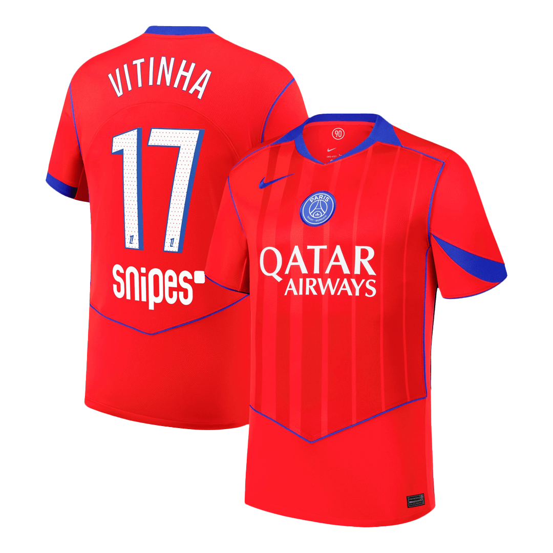 VITINHA #17 Heren PSG Derde Voetbalshirt 2025/26