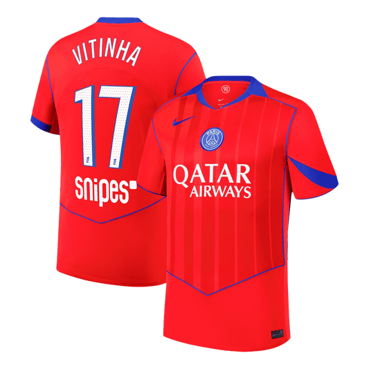 VITINHA #17 Heren PSG Derde Voetbalshirt 2025/26