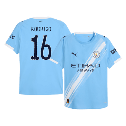 RODRIGO #16 Manchester City Thuis Spelersversie Voetbalshirt 2025/26 - Club World Cup - Slim Fit