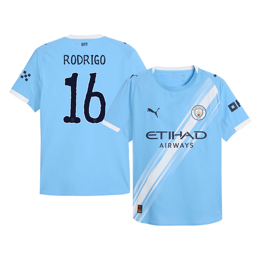 RODRIGO #16 Manchester City Thuis Spelersversie Voetbalshirt 2025/26 - Club World Cup - Slim Fit