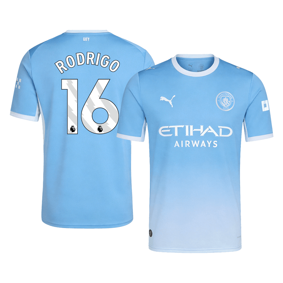 RODRIGO #16 Heren Manchester City Thuis Voetbalshirt 2026/27