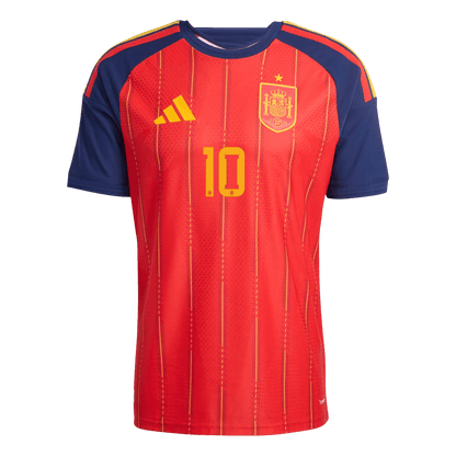 OLMO #10 Spain Thuis Spelersversie Voetbalshirt WK Voetbal 2026 - Slim Fit