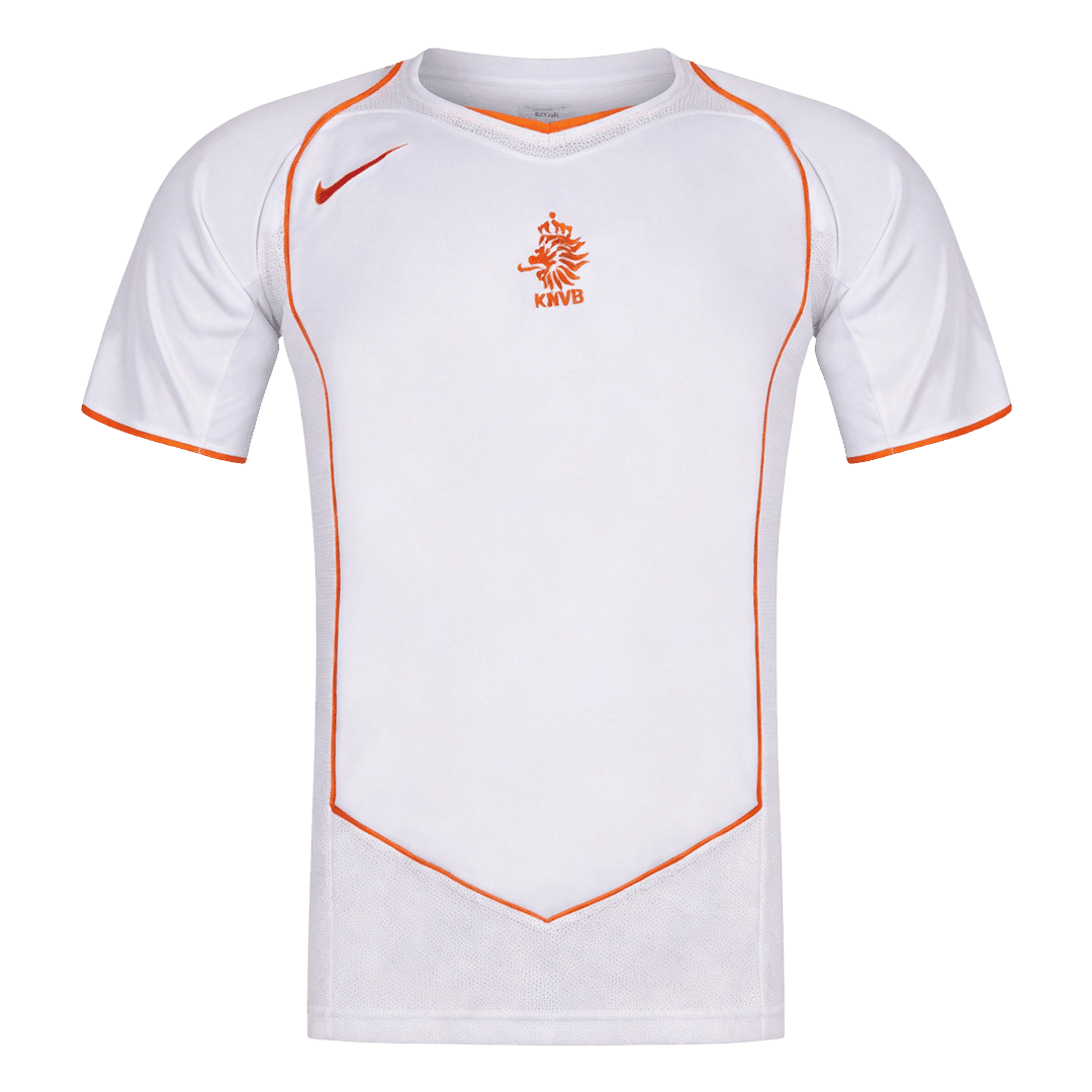 Retro Netherlands Uit Voetbalshirt 2004 - voorkant