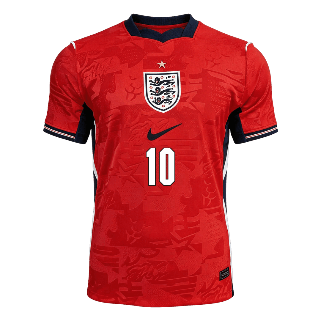 BELLINGHAM #10 England Uit Spelersversie Voetbalshirt WK Voetbal 2026 - Slim Fit - extra