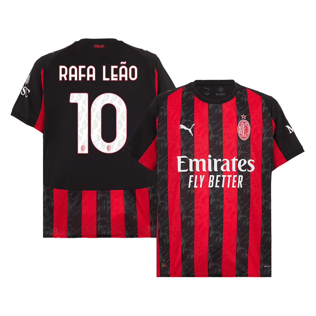 RAFA LEÃO #10 Heren AC Milan Thuis Voetbalshirt 2025/26 [PREMIUM]