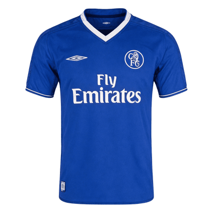 Retro Chelsea Thuis Voetbalshirt 2003/05 - voorkant