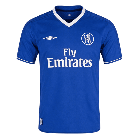 Retro Chelsea Thuis Voetbalshirt 2003/05 - voorkant