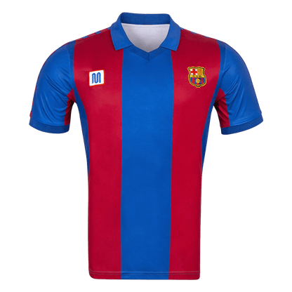 Retro Barcelona Thuis Voetbalshirt 1980/82 - voorkant