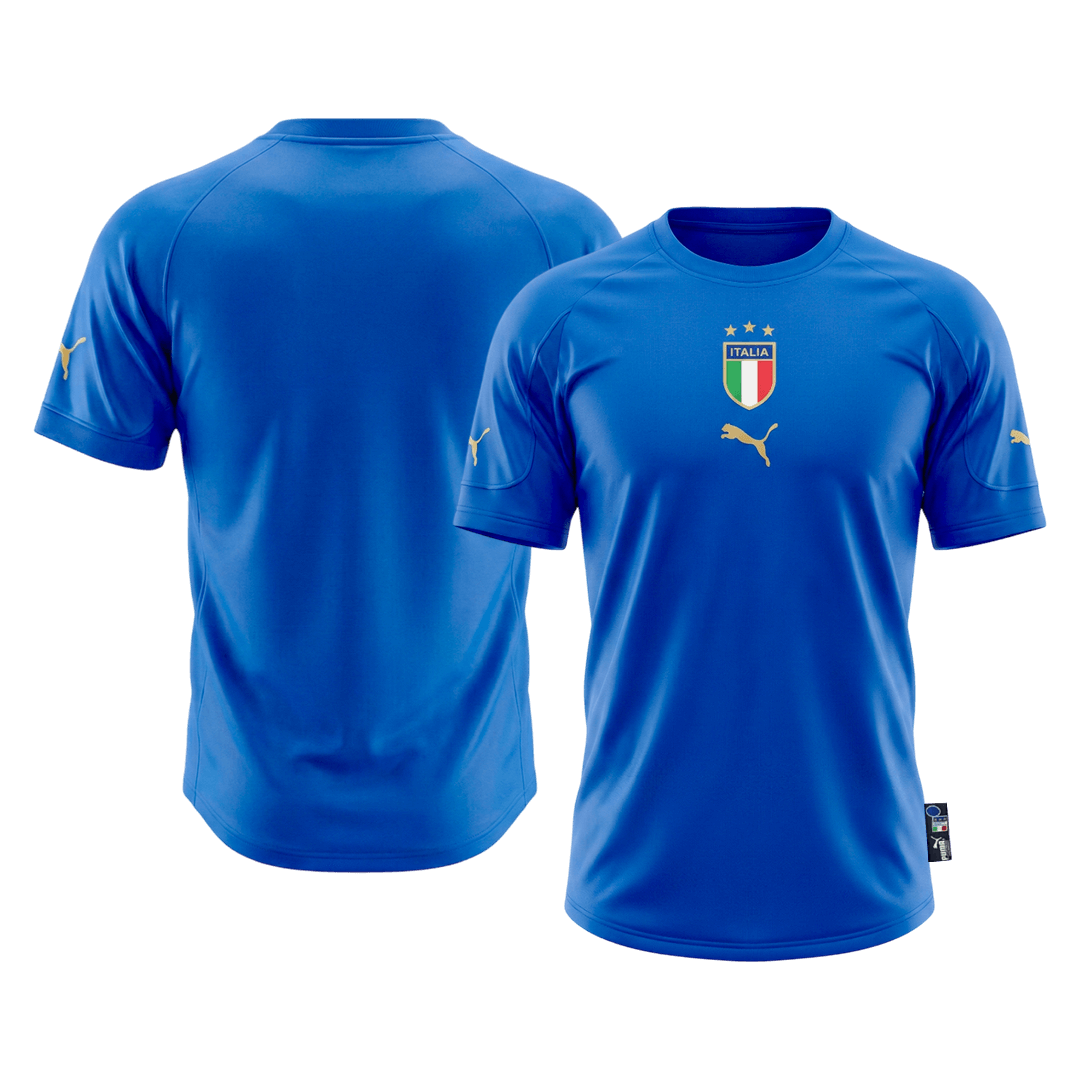 Retro Italy Thuis Voetbalshirt 2004