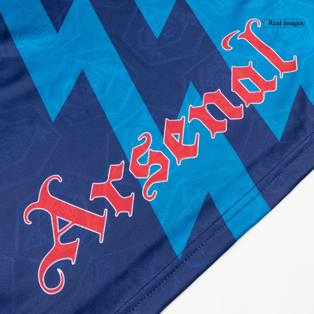 Retro Arsenal Uit Voetbalshirt 1995 - achterkant
