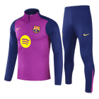 Barcelona Joggingpak met rit Set(top+broek) 2025/26 Purple