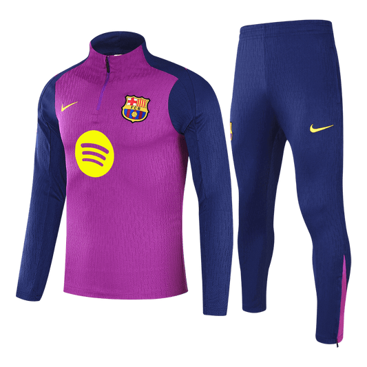 Barcelona Joggingpak met rit Set(top+broek) 2025/26 Purple