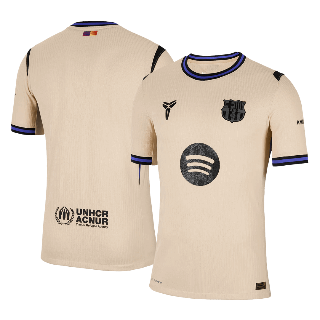Barcelona Uit Spelersversie Voetbalshirt 2025/26 - Slim Fit