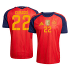 CUBARSÍ #22 Heren Spanje thuisshirt WK Voetbal 2026【Kampioenseditie】