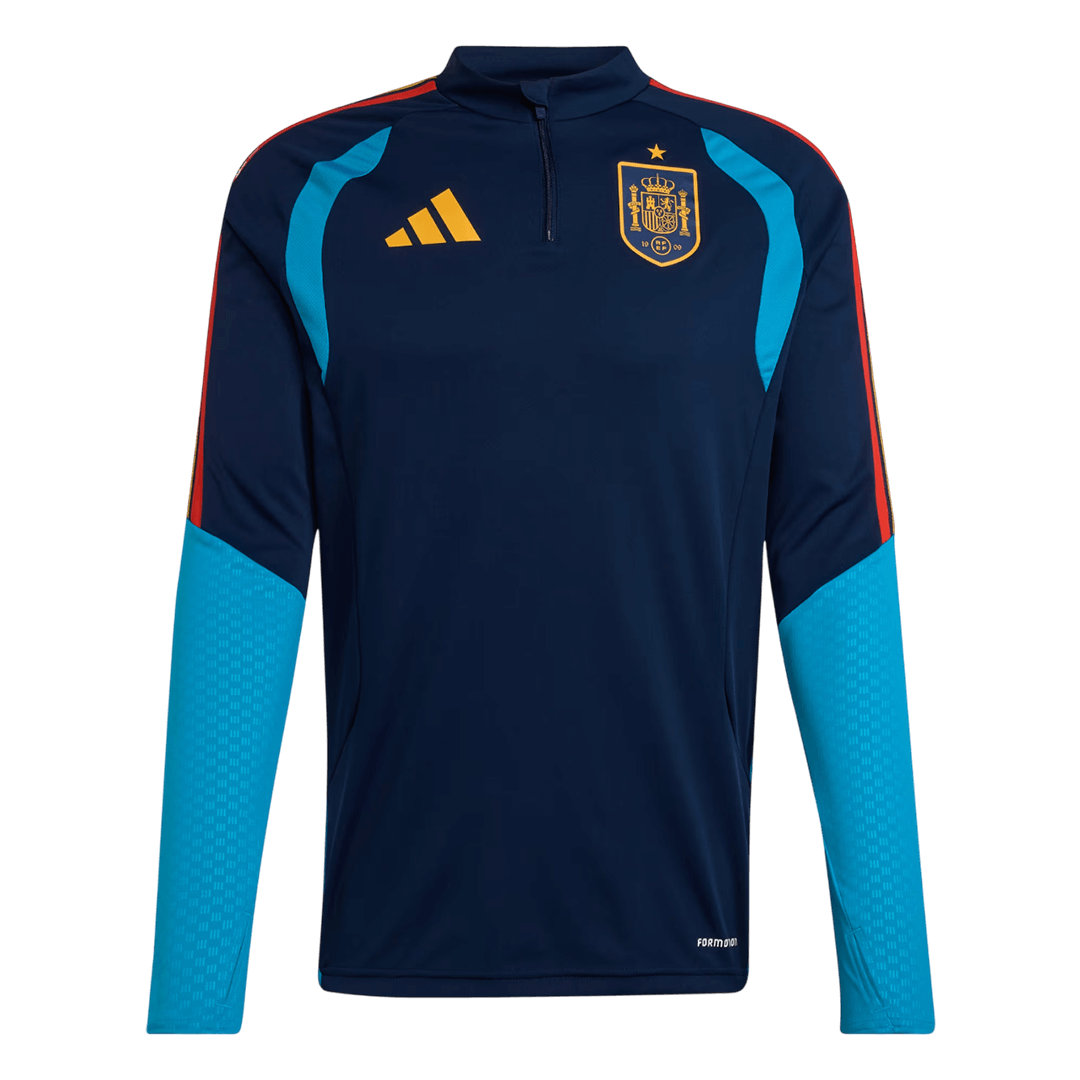 Spain Joggingpak met rit Set(top+broek) 2026 Navy football shirt