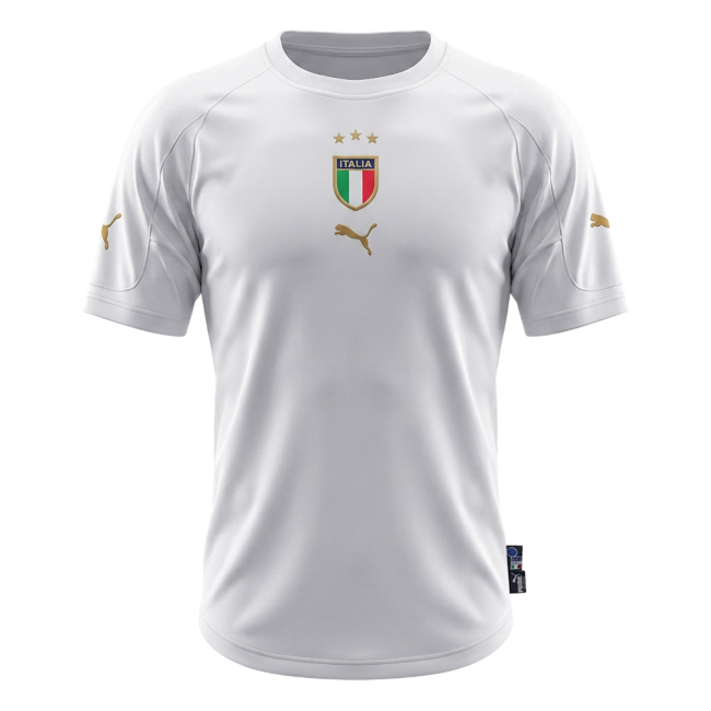 Retro Italy Uit Voetbalshirt 2004