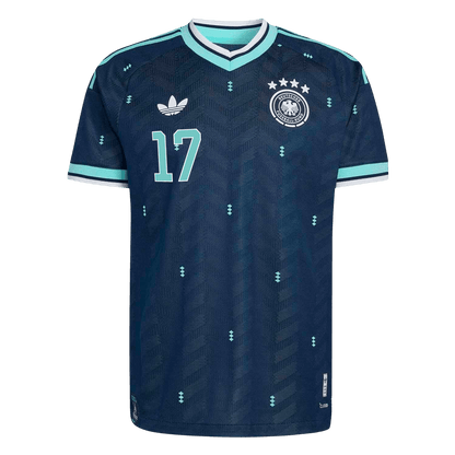 WIRTZ #17 Germany Uit Spelersversie Voetbalshirt WK Voetbal 2026 - Slim Fit - extra