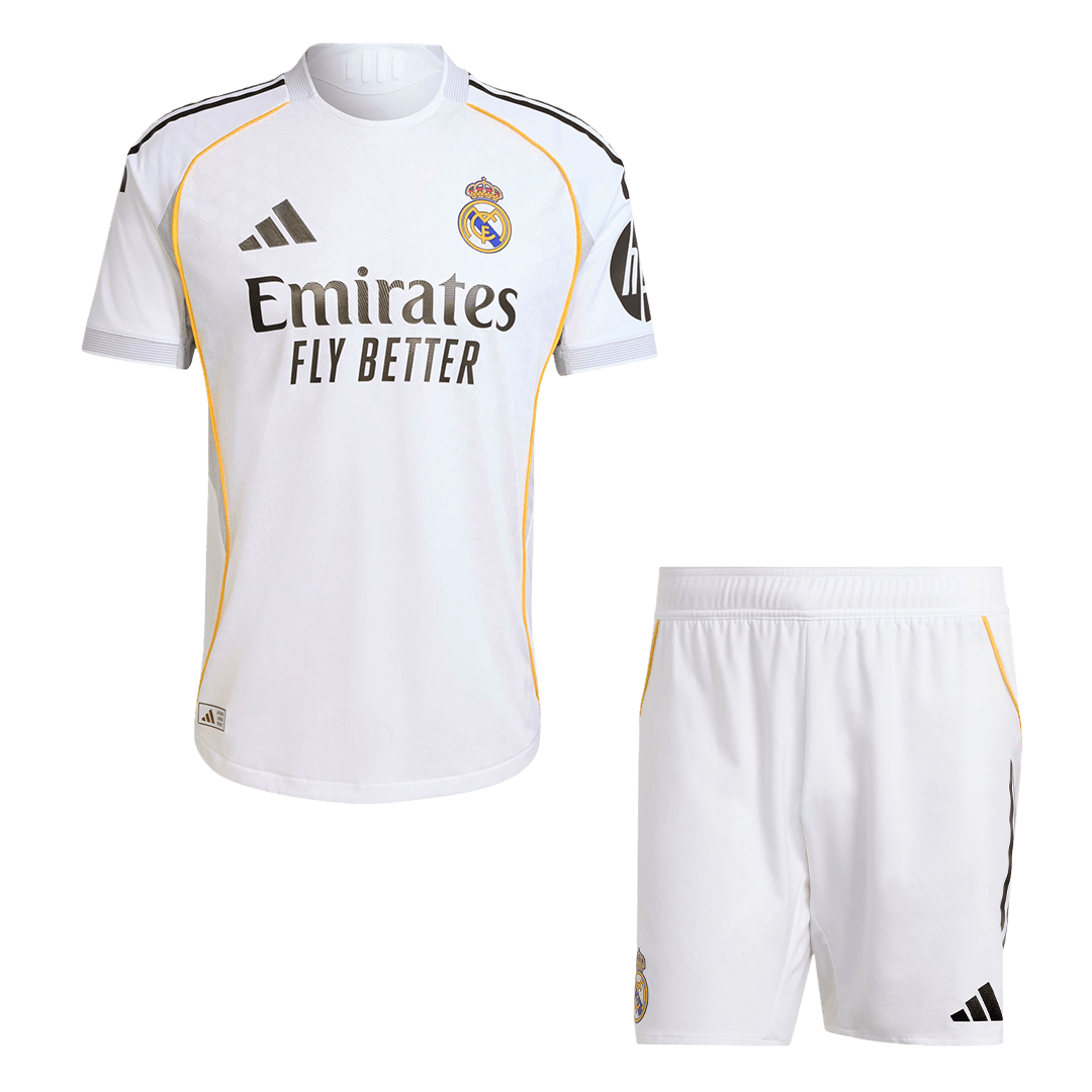 Real Madrid Thuis Spelersversie Set 2025/26 - Slim Fit