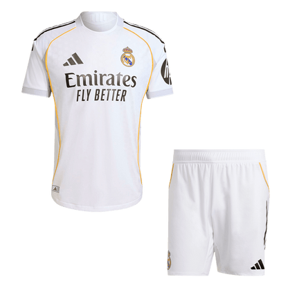 Real Madrid Thuis Spelersversie Set 2025/26 - Slim Fit