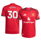 ŠEŠKO #30 Manchester United Thuis Spelersversie Voetbalshirt 2025/26 - Slim Fit