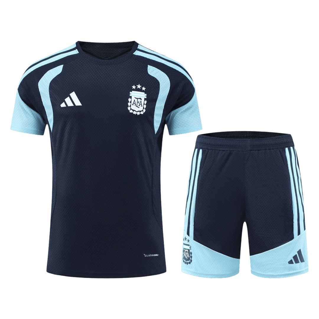 Argentina Pre-Match Spelersversie Set WK Voetbal 2026 - Slim Fit