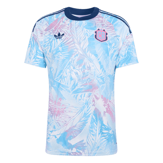 Heren Costa Rica Uit Voetbalshirt WK Voetbal 2026 - voorkant