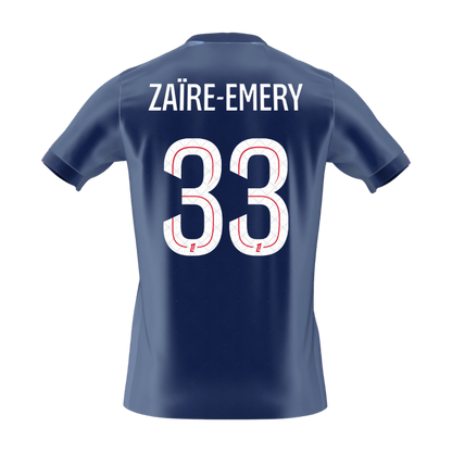 ZAÏRE EMERY #33 Heren PSG Thuis Voetbalshirt 2025/26 [PREMIUM]