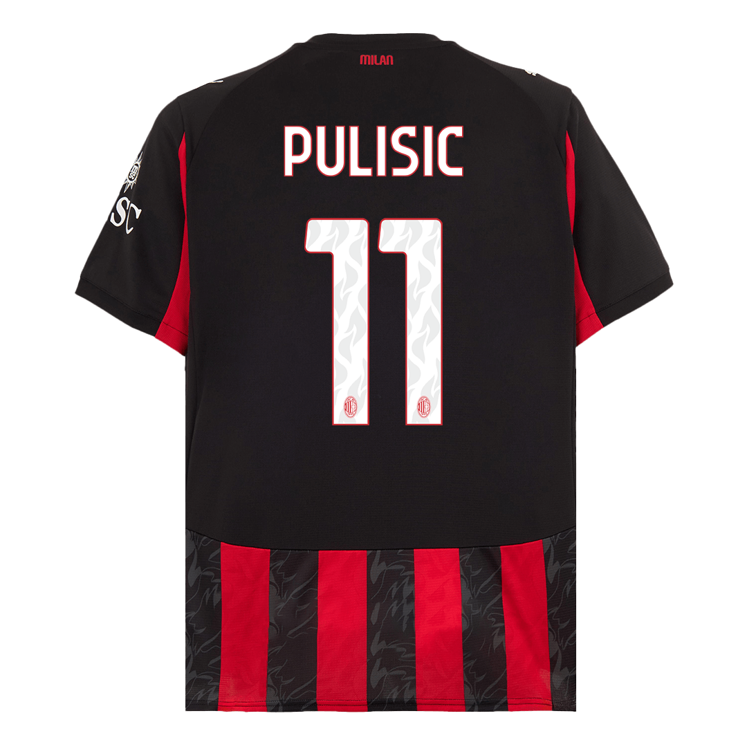 PULISIC #11 Heren AC Milan Thuis Voetbalshirt 2025/26 [PREMIUM]
