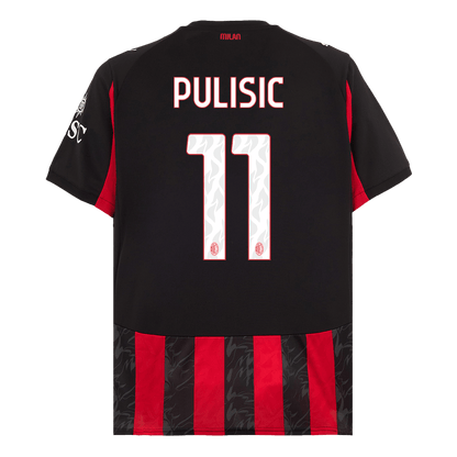 PULISIC #11 Heren AC Milan Thuis Voetbalshirt 2025/26 [PREMIUM]