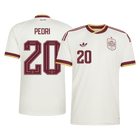 PEDRI #20 Heren Spain Uit Voetbalshirt WK Voetbal 2026