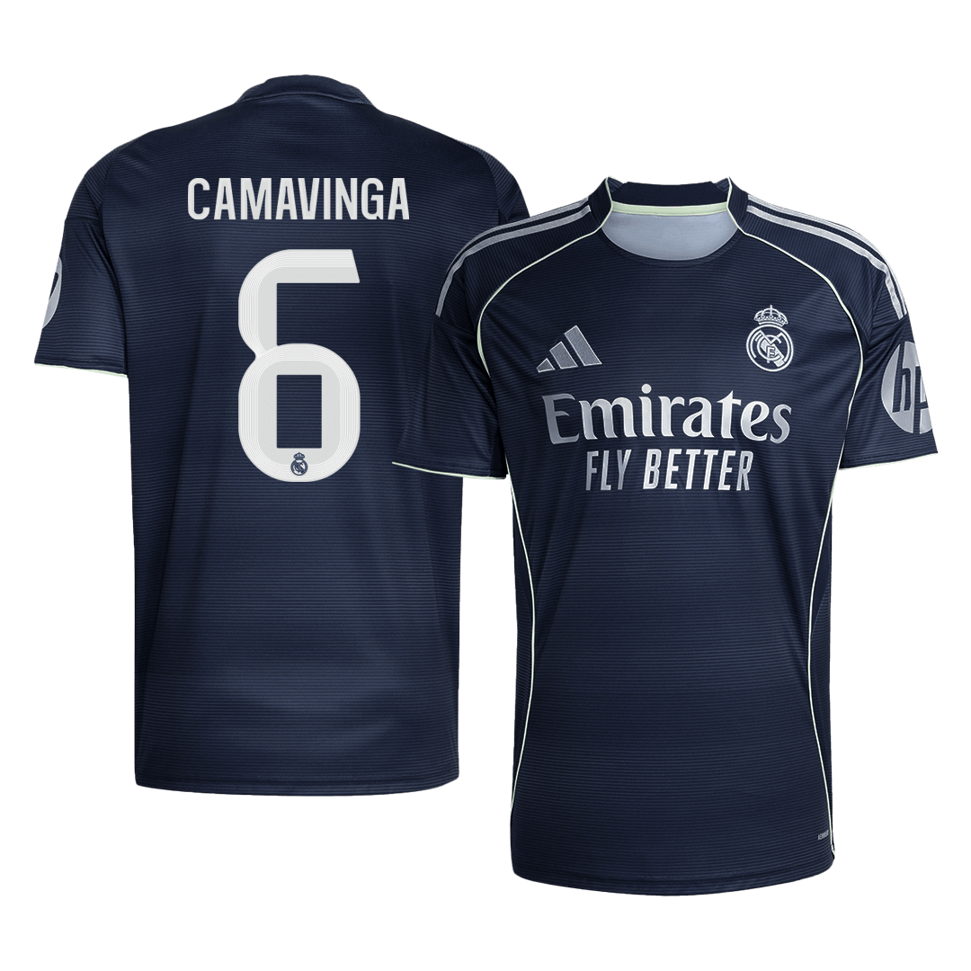 CAMAVINGA #6 Heren Real Madrid Uit Voetbalshirt 2025/26