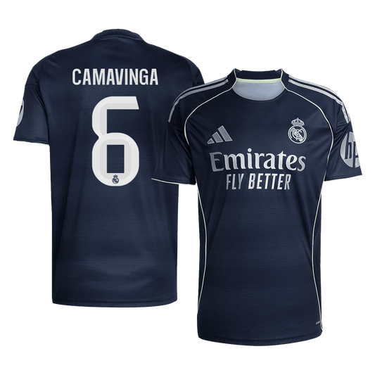 Maillot de football extérieur CAMAVINGA #6 pour homme du Real Madrid 2025/26