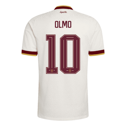 OLMO #10 Spanje Spelersversie Uitshirt WK Voetbal 2026 - slim fit【Kampioenseditie】