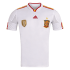 Retro Spain Uit Voetbalshirt 2010/12