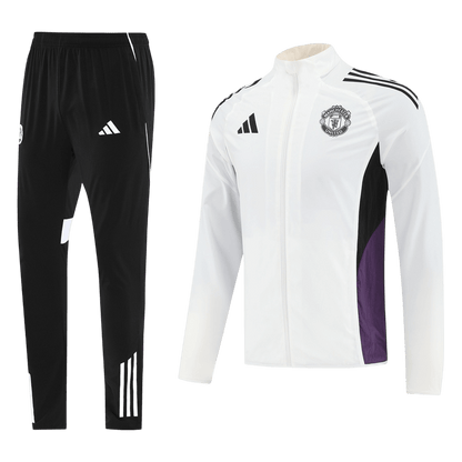 Manchester United Trainingsjack Set(top+broek) 2025/26 White