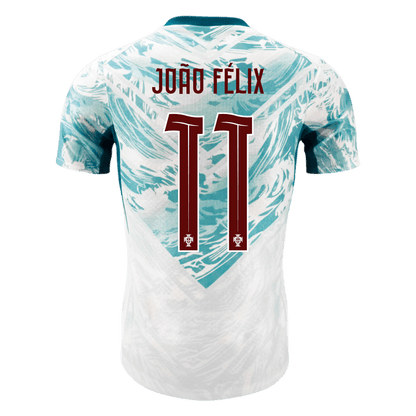 JOÃO FÉLIX #11 Portugal Uit Spelersversie Voetbalshirt WK Voetbal 2026 - Slim Fit