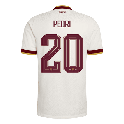 PEDRI #20 Spanje Spelersversie Uitshirt WK Voetbal 2026 - slim fit【Kampioenseditie】