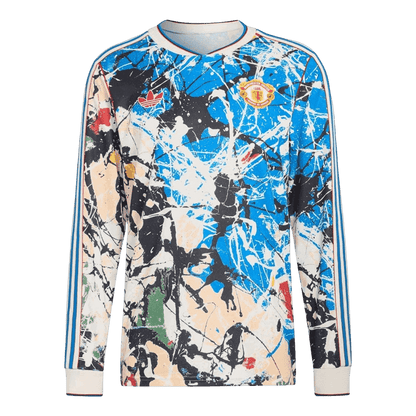 Maillot de football à manches longues Manchester United pour homme, saison 2025/26