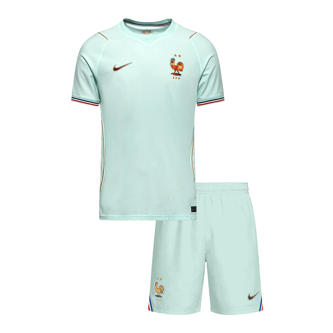 Jeugd France Uit Tenue WK Voetbal 2026 - voorkant
