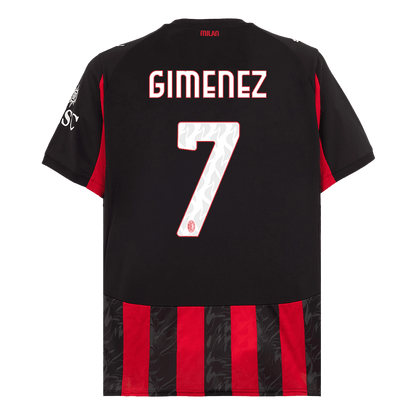 GIMENEZ #7 Heren AC Milan Thuis Voetbalshirt 2025/26 [PREMIUM]