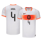 VIRGIL #4 Heren Netherlands Uit Voetbalshirt WK Voetbal 2026